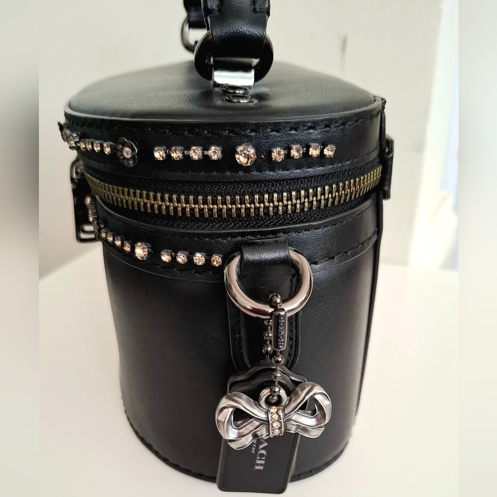❤️Coach x Selena Gomez collection Trail Bag With Crystal Embellishment 39292 - Picture 3 of 14